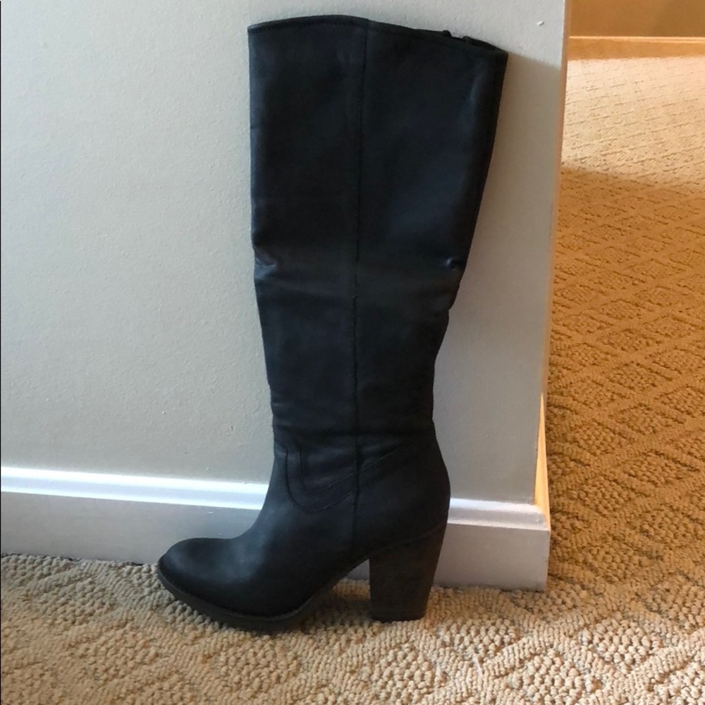 NEW black Steve Madden RAGUN boots size 10